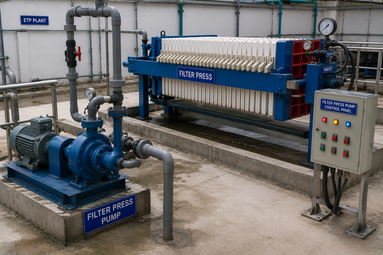 Filter Press / Sludge Drying Beds