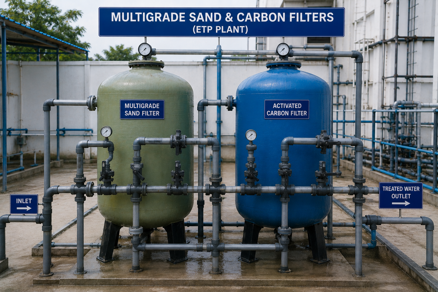 Multi-Grade Sand & Carbon Filters