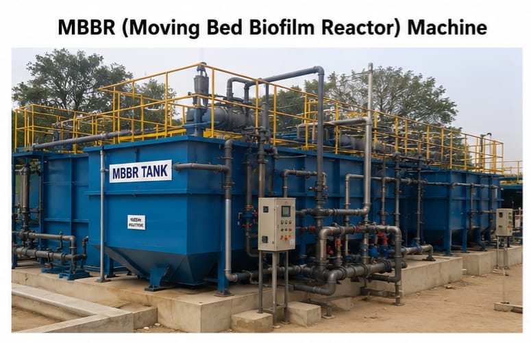 MBBR moving bed bio film reactor installation