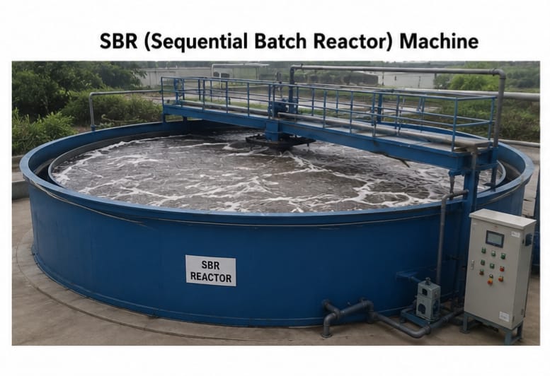 SBR sequencing batch reactor tank with aeration